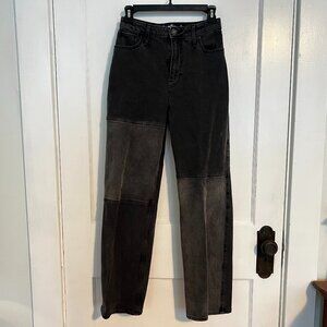 Hollister Women’s Dad Jean Sz 1R (25x31) – Ultra High Rise Black Stretch
